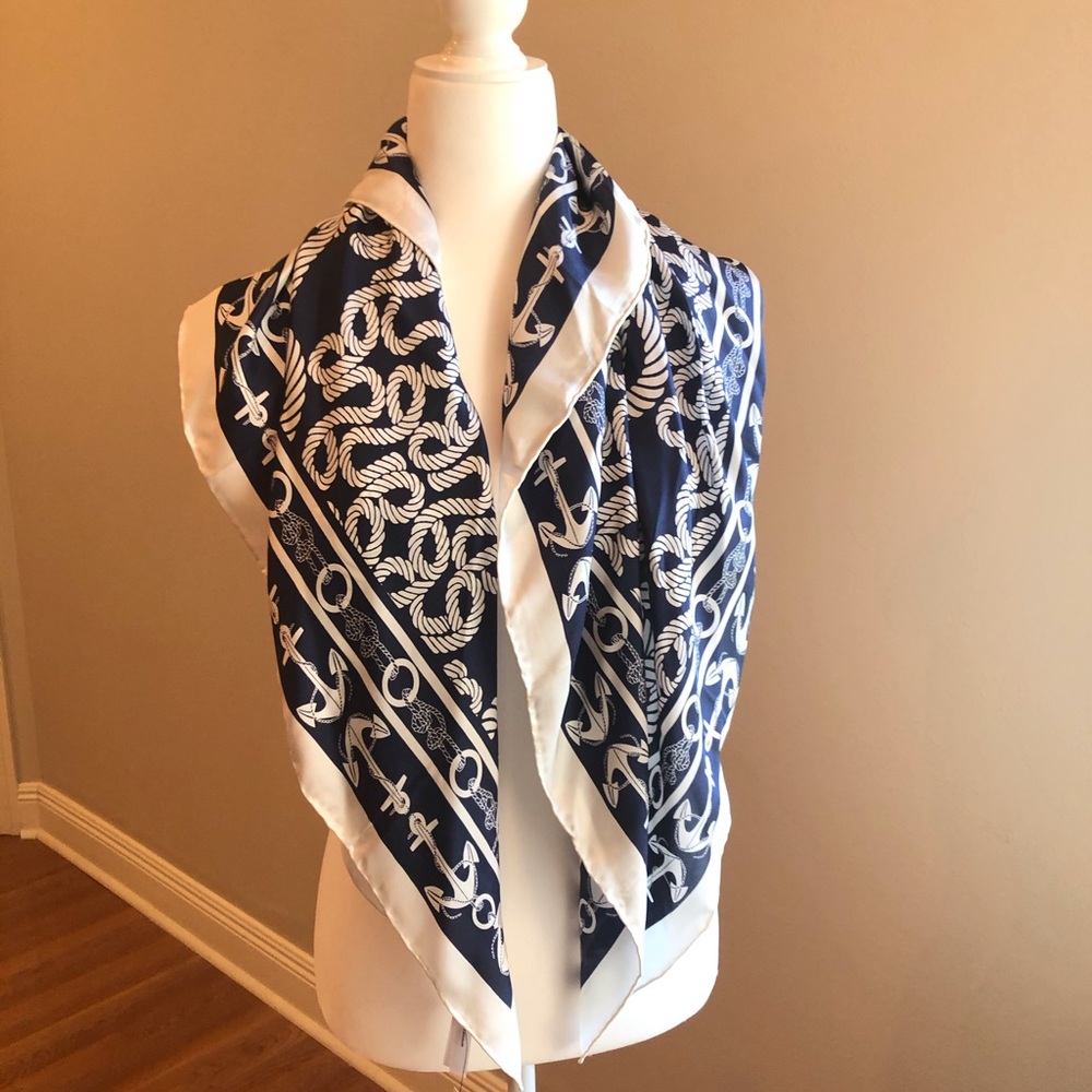 Talbot nautical scarf with tag